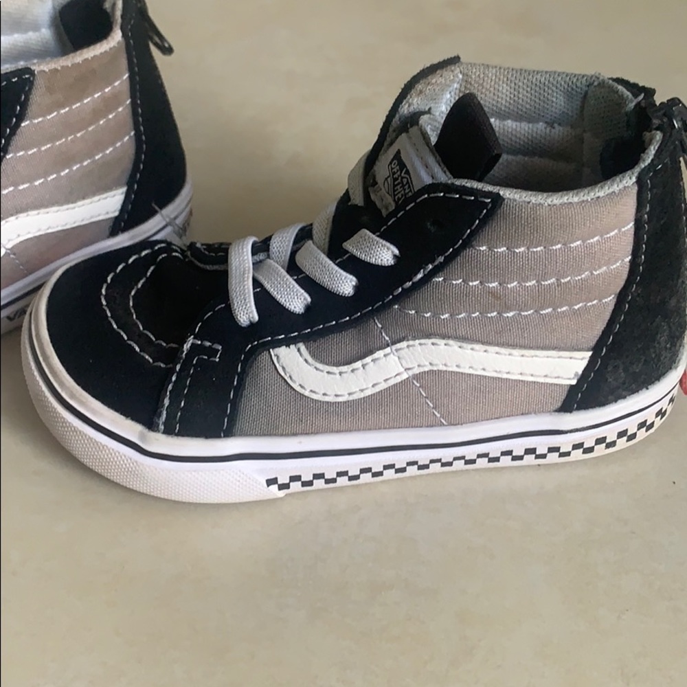Toddler, 7.5, Zip up Vans